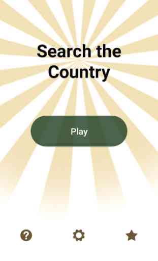 Word Search Countries / Letter Soup Puzzle 1