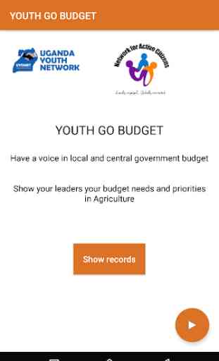 Youth Go Budget 1