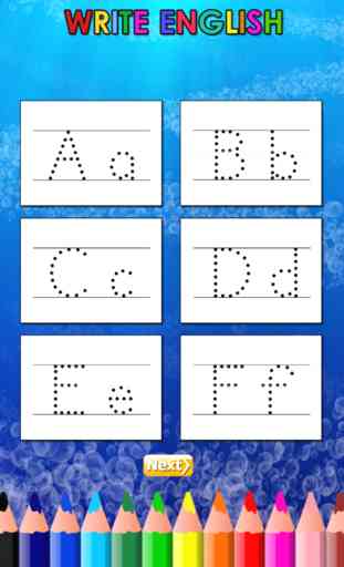 L'inglese HD per i bambini: imparare a scrivere le lettere ABC e le parole inglesi usate 2