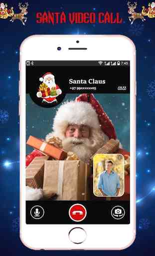 Santa Claus Call You: Fake Video Call 1