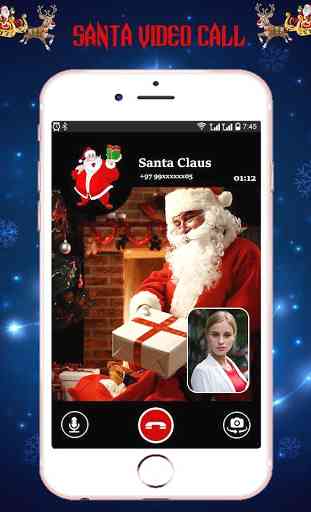 Santa Claus Call You: Fake Video Call 4