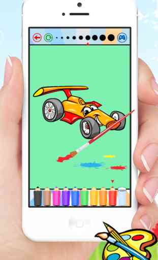 Mezzi di trasporto e auto libro da colorare - Disegno per bambini giochi gratis 2