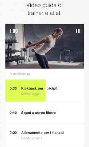 Nike Training Club - Workout & programmi fitness 1