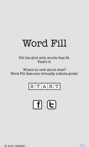 Word Fill - Crucintarsi 1