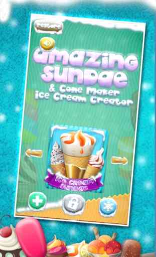 A + Cone & Sundae Creator Ice-Cream Sandwich Maker gioco 2