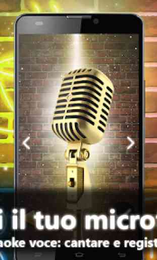 Karaoke voce: cantare e registrare 1