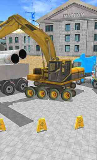 Sabbia Escavatore Truck Sim 1