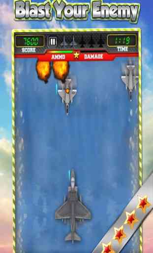Aereo Jet da Combattimento Aereo - Libero Enemy Blast Gioco sparatutto 3