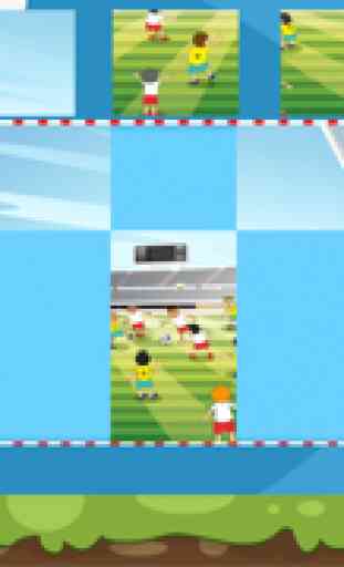 Attivo! Puzzle Con Giocatori di Calcio Per i Bambini in Età Prescolare e Genitori 1