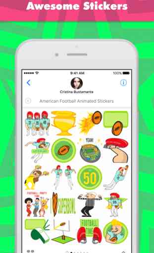 American Football Animated Stickers stickers 1