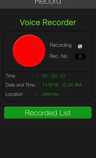 iRecord audio registratore: registratore 2