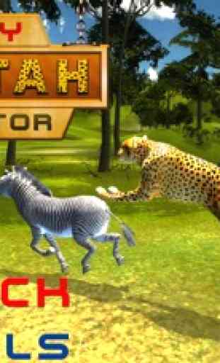 Angry Cheetah Survival - Un predatore selvatico nel deserto gioco di simulazione 3D 4