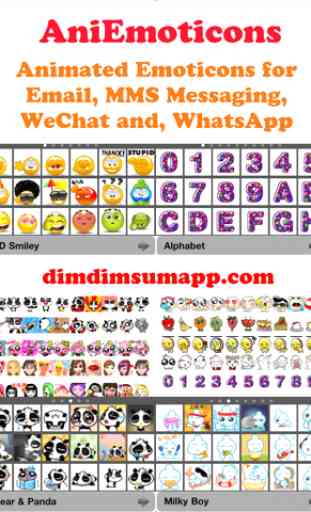 AniEmoticons gratis - Divertente, carino e Animated Emoticons, Emoji, icone, Smileys 3D, caratteri, alfabeti e simboli per la posta elettronica, SMS, MMS, Messaggi, iMessage, WeChat e Messenger altri 1