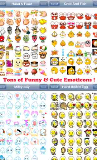 AniEmoticons gratis - Divertente, carino e Animated Emoticons, Emoji, icone, Smileys 3D, caratteri, alfabeti e simboli per la posta elettronica, SMS, MMS, Messaggi, iMessage, WeChat e Messenger altri 4