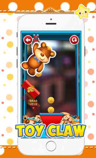 Animal Toy Prize Claw Machine : Puzzle Free Fun Game  for kids 4