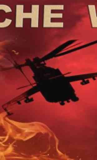 Apache War 3D- una guerra di azione elicottero contro infinite elicotteri cielo cacciatori e aerei da combattimento (versione arcade) 1