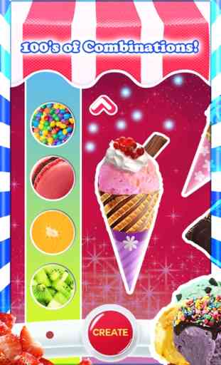 Gelato! Giochi gratis -creare i vostri Coni gelato con una serie di Sapori 3