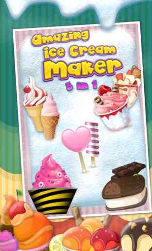 Un incredibile Ice Cream Maker Game - Creare Coni, Sundaes & Sweet Icy Panini Negozio 2