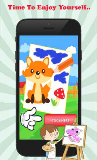 Baby Animal Carino pittura e Coloring Book - Giochi gratis per i bambini 1