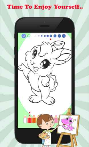Baby Animal Carino pittura e Coloring Book - Giochi gratis per i bambini 3