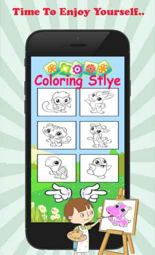 Baby Animal Carino pittura e Coloring Book - Giochi gratis per i bambini 4