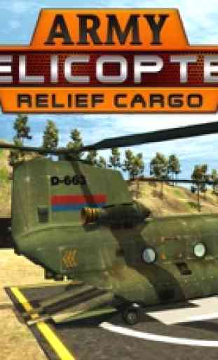 Elicottero Esercito Relief Cargo Simulator - 3D Commando Apache pilota gioco di simulazione 1