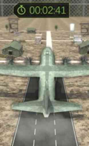 Esercito Carico Aereo Volo Simulatore: Trasporto Guerra Carro armato in Campo di battaglia 3