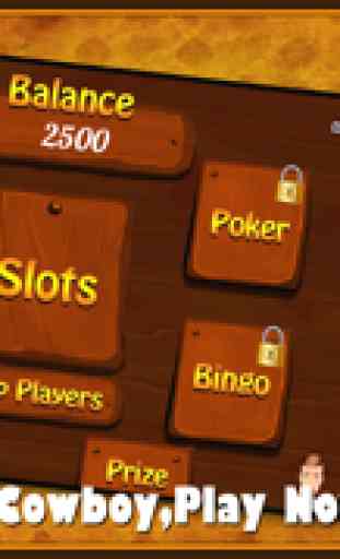 Impressionante Wild West Mega Slots Casino - PLUS Mini Games - Poker, Blackjack, Bingo, Roulette 4