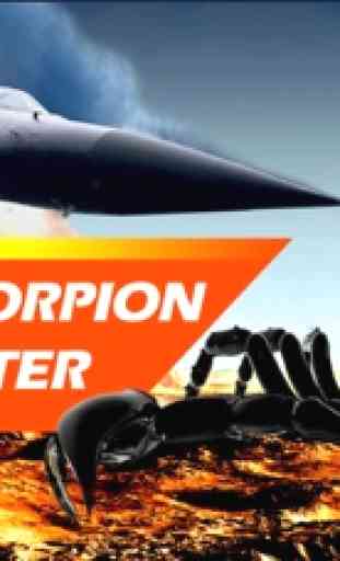 Scorpione nero UAV da combattimento - Senza pilota drone aereo villaggio tarantola esplosione 1
