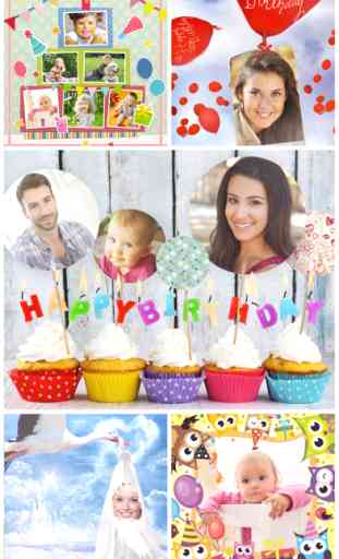 Auguri Compleanno Carte: fotomontaggi e cornici foto per compleanni 1