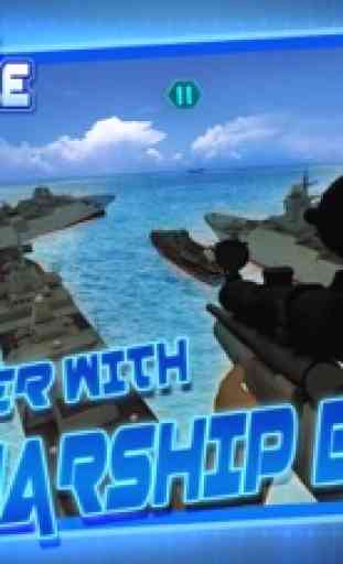 Battleship Sniper 3D - Super guerra Nave da guerra 4