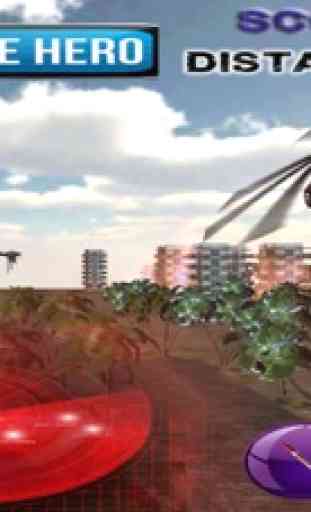 Chopper War Z 3D - Avventura in elicottero dai mostri spaziali attacco 3