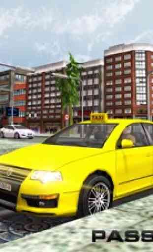 City Taxi driver Simulator - 3D Yellow Cab Servizio gioco di simulazione 1