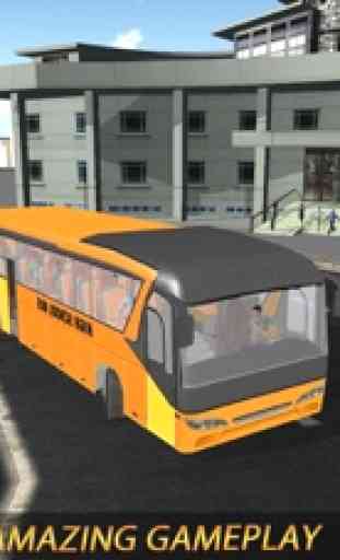 Città alto scuola autobus guida accademia 3D 3