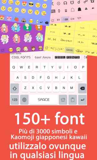 Color Font Keyboard ∞ Tastiera Grandiosa con Font, emoji e simboli per iPhone 1