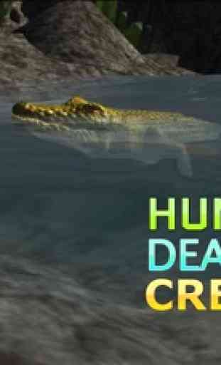 Crocodile hunter simulatore 3D - uccidere predatore mortale in questo gioco di simulazione di tiro 1