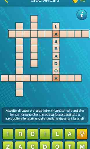 Cruciverba - classico gioco di puzzle di parola in italiano per gli amanti dei giochi di indovinare parole 3