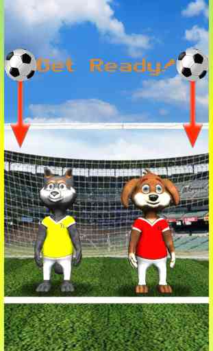 Fresco 3D Cani di Calcio - Nuova Superstar Testa Calcio Giocolieri Gioco 2