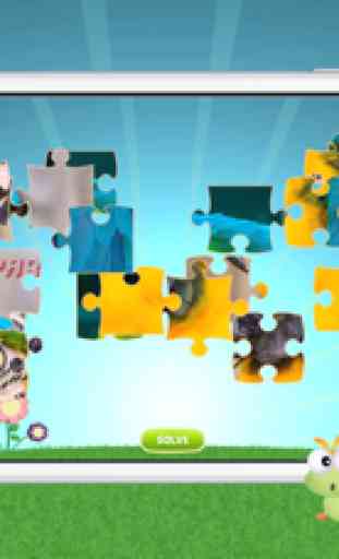 simpatico uccello e animale puzzle - divertenti giochi educativi per i bambini e bambini 3