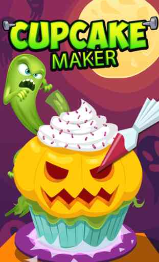 Cupcake Maker Halloween TOP Cooking game for kids 4