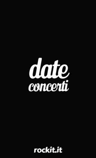 Date Concerti 1