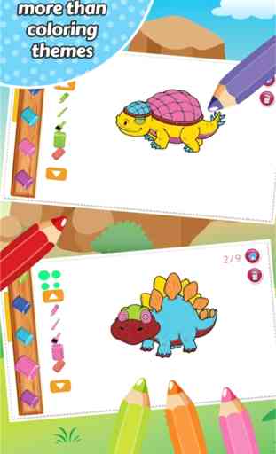 Dino Coloring Book disegno per Giochi bambini 3