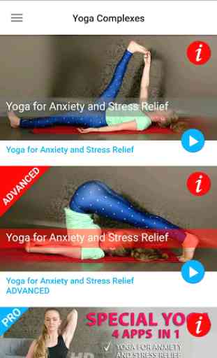 Yoga for Relief of Anxiety, Stress and Depression 3