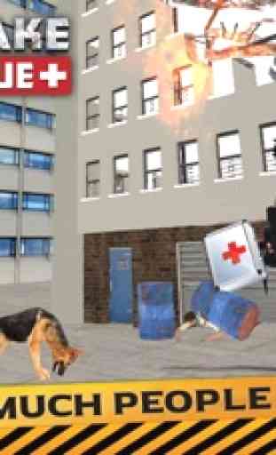 Terremoto sollievo & Rescue simulatore: Gioca il cane antidroga di soccorso per aiutare le vittime del terremoto. 3