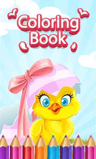 Uovo di Pasqua da colorare Book World dipingere e disegnare gioco per i bambini 1