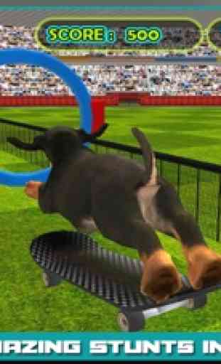 Cane spettacolo simulatore 3D: treno cuccioli e eseguire acrobazie incredibili 4