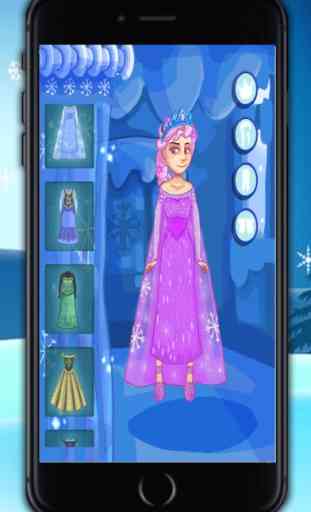 Visti alla principessa di ghiaccio - Gioco da vestire per ragazze 4