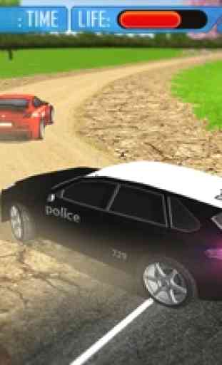 Driver di fuoristrada estremo Macchina della polizia simulatore 3D - Azionamento nello polizia veicolo 1