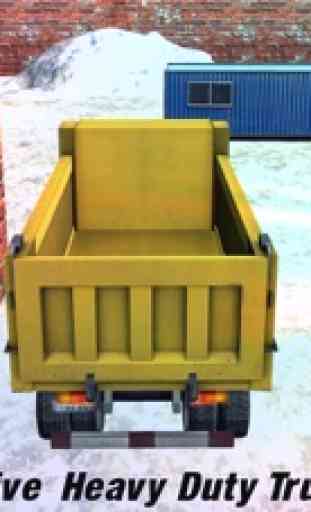 Estrema Neve Escavatore del trattore Simulator 3D Game - Heavy Truck Dump e Loader macchina 2