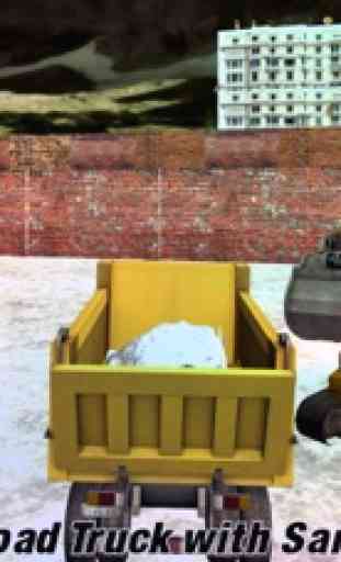 Estrema Neve Escavatore del trattore Simulator 3D Game - Heavy Truck Dump e Loader macchina 3